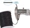 100 Yards 1.5mm Waxed Cotton Cord Macrame Bracelet Necklace Jewelry Making Waxed Beading Thread String (Black)